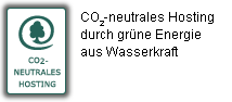 CO2-neutrales Hosting